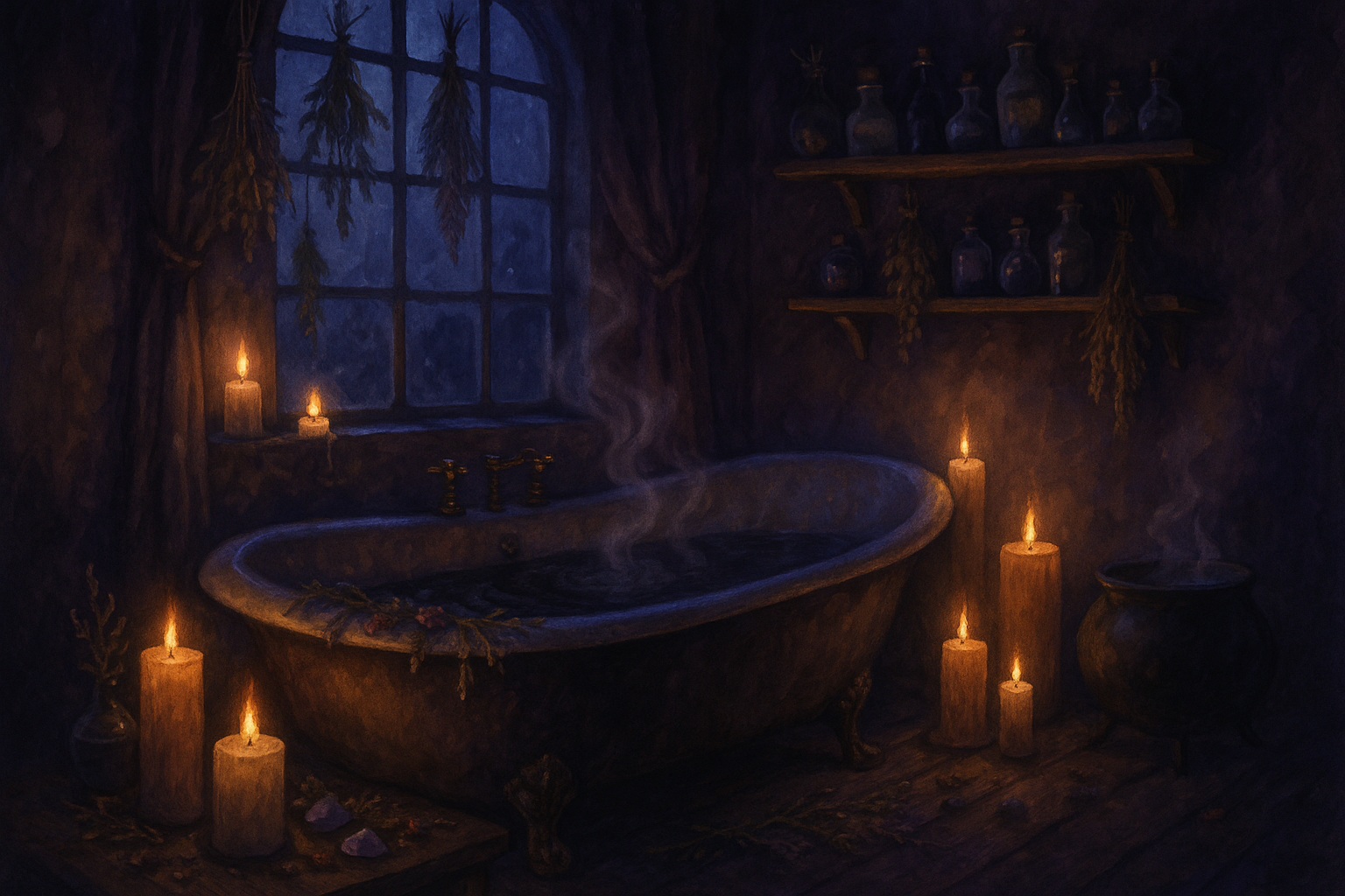 Witchy bathtub